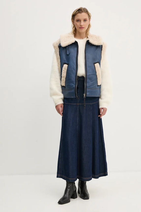 MUNTHE bezrękawnik TUPPA 243150524341 niebieski AW24