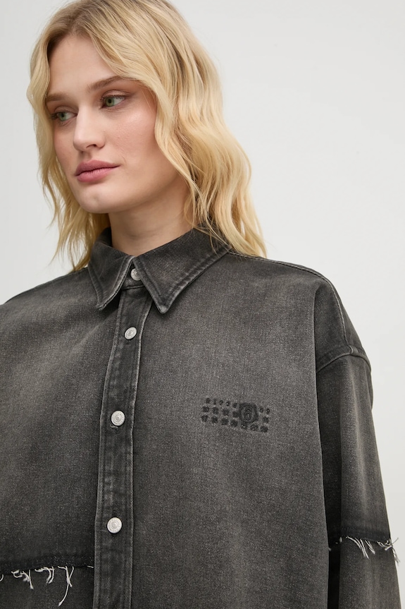 Джинсова куртка MM6 Maison Margiela сірий S62AN0134.S30848