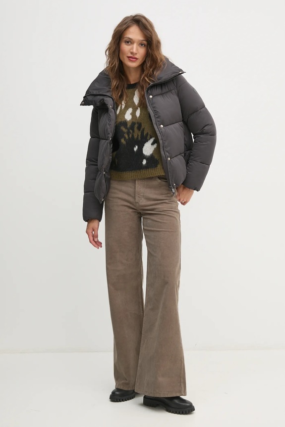 Save The Duck rövid kabát FELICITY D31815W.EDEL19 fekete AW24