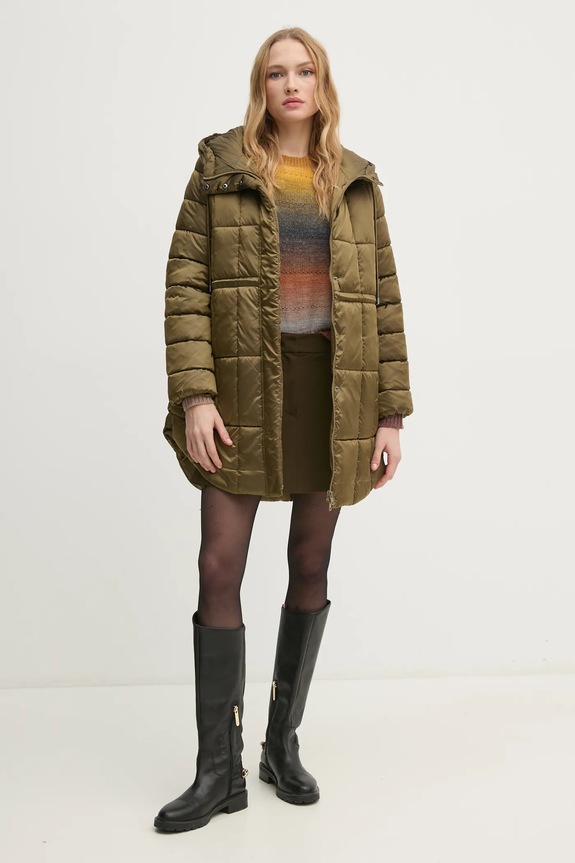 Bunda Sisley 2E3XLN052 zelená AW24