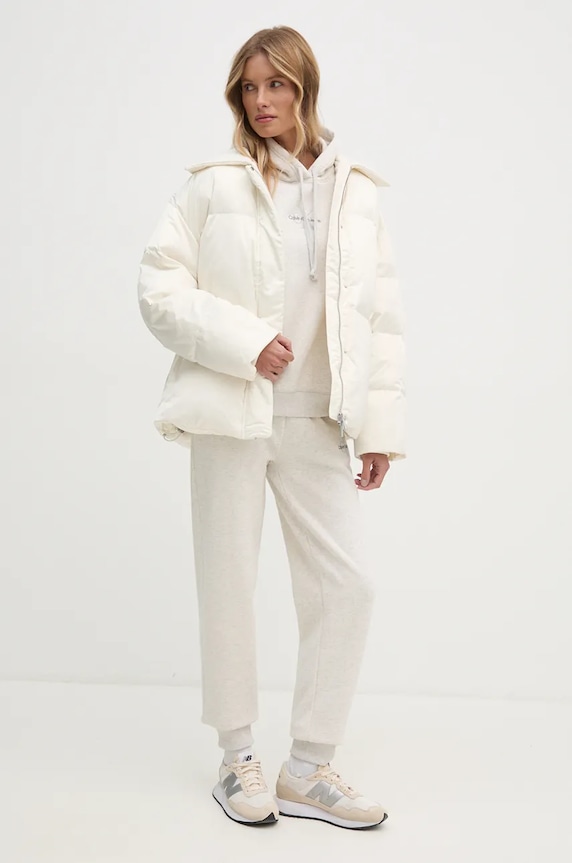 Calvin Klein pehelydzseki K20K207720 bézs AW24