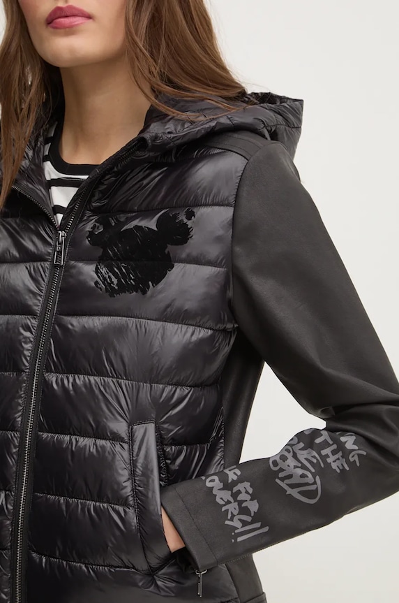 Bunda Desigual MICKEY MOUSE 24WWEWBL černá