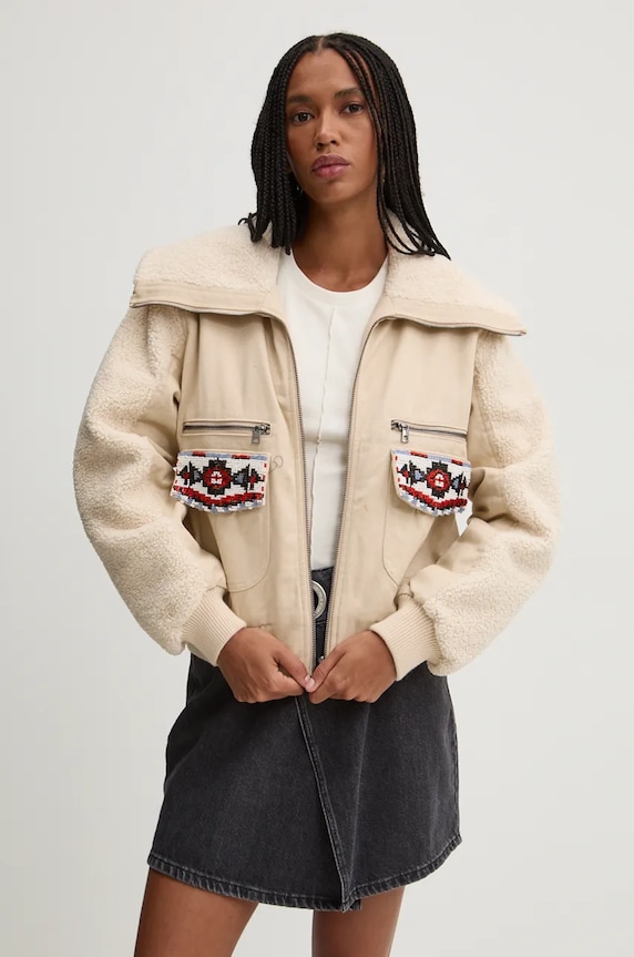 Desigual kurtka ROMA beżowy 24WWED06