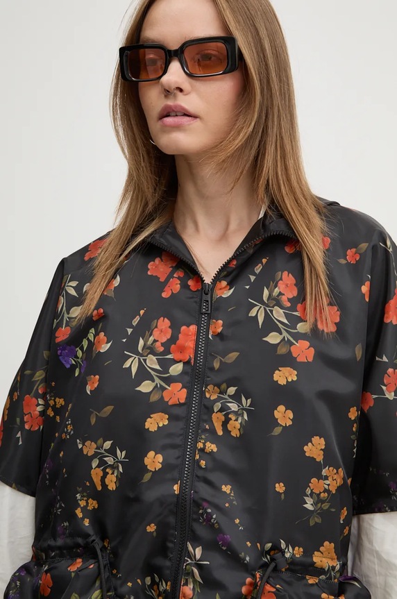 Desigual kurtka ARTISTIC FLOWER RI czarny 24WAIY07