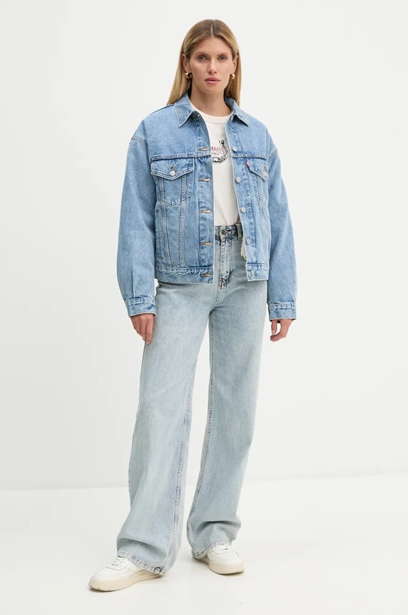 Levi's geaca jeans A8747 albastru AW24