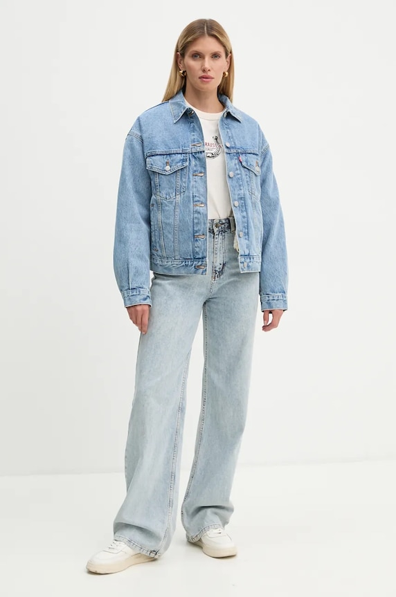 Levi's geaca jeans A8747 albastru AW24