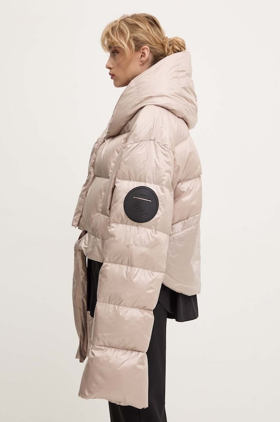 Péřová bunda MMC STUDIO KAMA béžová KAMA.JACKET