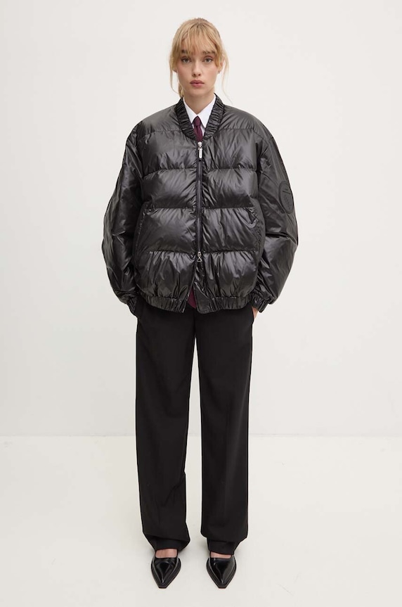 Páperová bunda bomber MMC STUDIO PL LUKA LUKA.JACKET čierna AA00