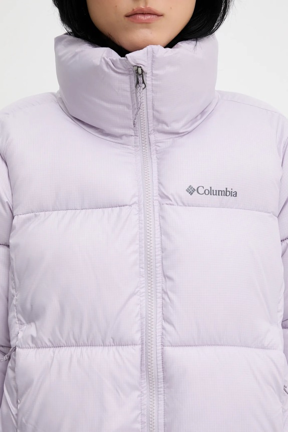 Jakna Columbia Puffect Colorblock ljubičasta 2088501
