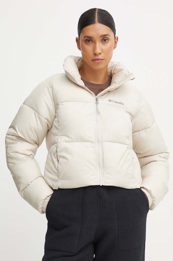 Columbia geaca Puffect Colorblock cu captuseala bej 2088501