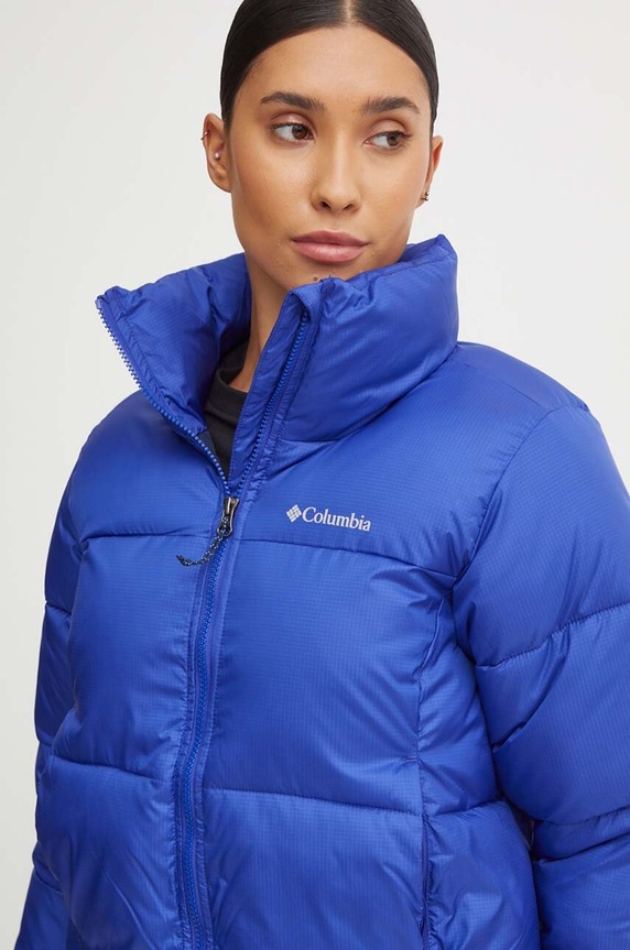 Bunda Columbia Puffect Colorblock 2088501 modrá