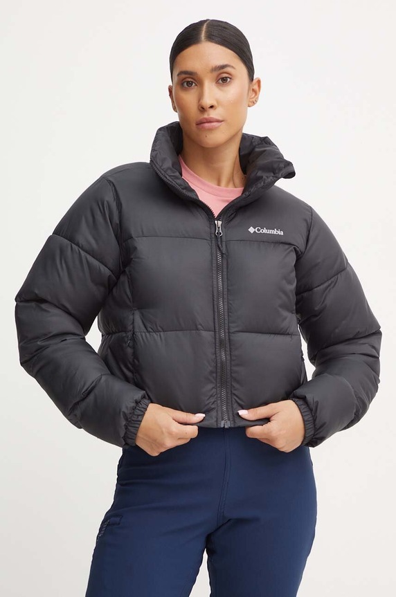 Bunda Columbia Puffect Colorblock zateplené čierna 2088501