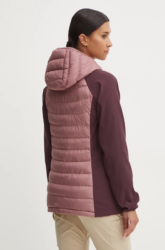 Odzież Columbia kurtka sportowa Powder Lite Hybrid 2089411 różowy