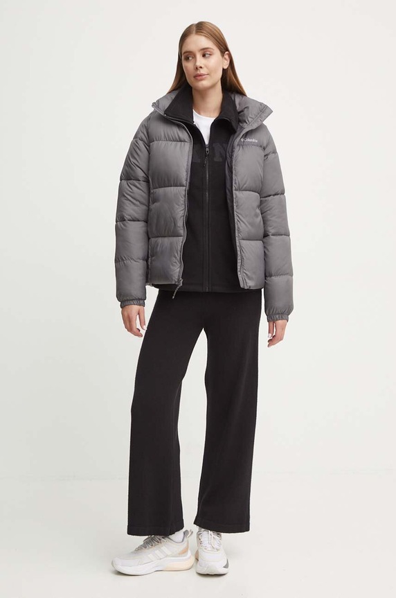 Bunda Columbia Puffect 2090291 sivá AW25