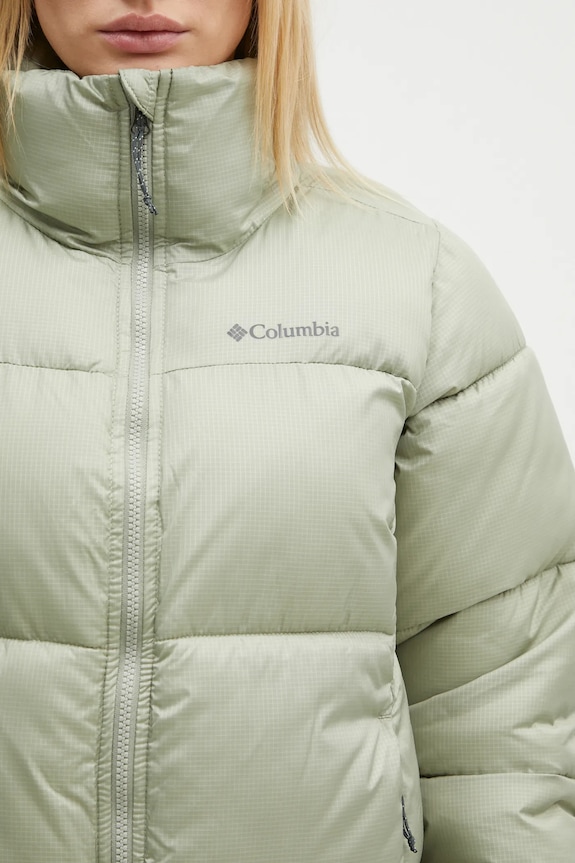 Bunda Columbia Puffect zelená 2090291