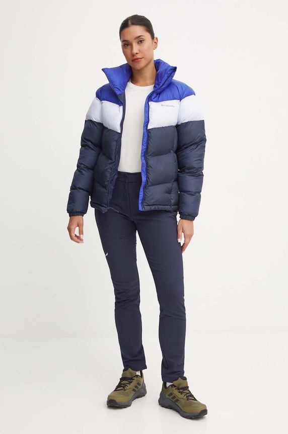 Columbia jacket Puffect Colorblock 2088481 navy AW25