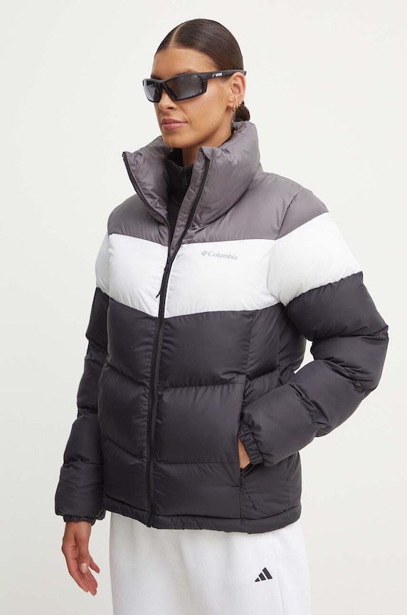 Columbia geaca Puffect Colorblock cu captuseala negru 2088481
