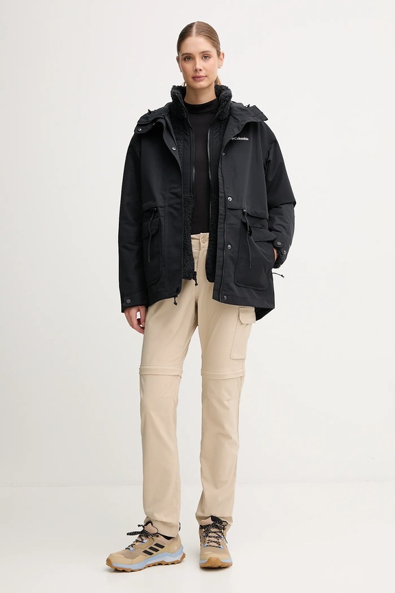 Columbia szabadidős kabát Drop Ridge IC 2094761 fekete AW25