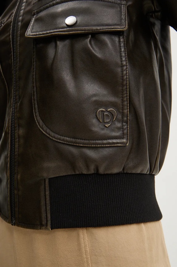 Μπουφάν Desigual FLORENCIA 24WWEW33 καφέ