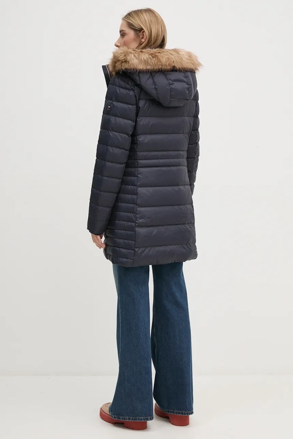 Îmbrăcăminte Tommy Hilfiger geaca de puf WW0WW42742 bleumarin