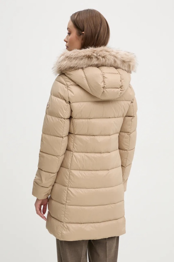 Oblečení Péřová bunda Tommy Hilfiger WW0WW43122 béžová