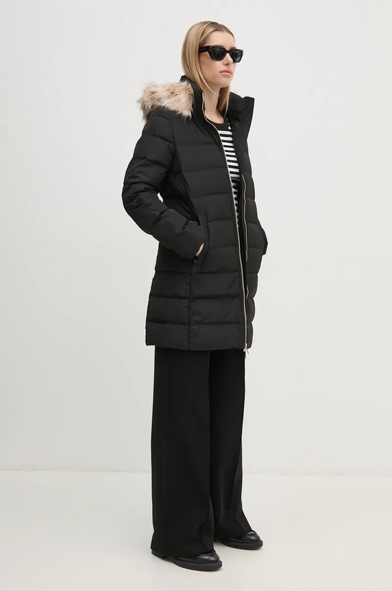 Tommy Hilfiger geaca de puf WW0WW43234 negru AW24