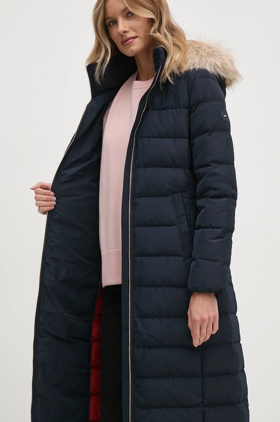 Péřová bunda Tommy Hilfiger WW0WW43601