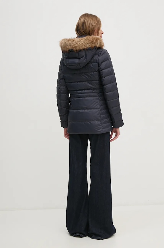 Oblečení Péřová bunda Tommy Hilfiger WW0WW42741 námořnická modř