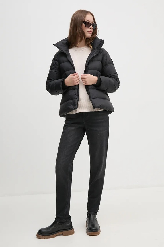Péřová bunda Tommy Hilfiger WW0WW43118 černá NC24