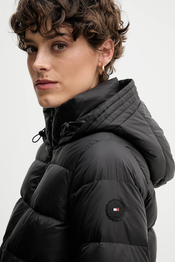 Tommy Hilfiger geacă de puf negru WW0WW43581
