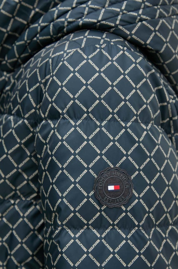 Tommy Hilfiger kurtka puchowa WW0WW43589 granatowy