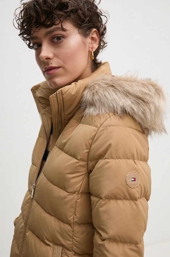 Jakna Tommy Hilfiger bež WW0WW43600