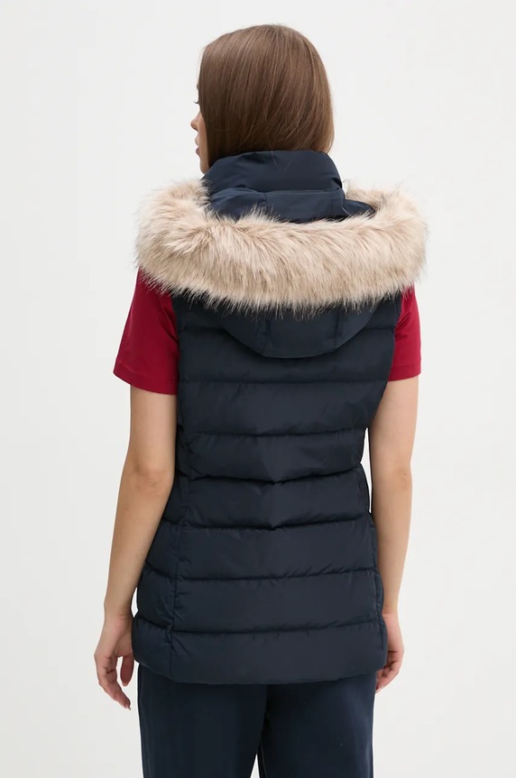 Îmbrăcăminte Tommy Hilfiger vesta de puf WW0WW43634 bleumarin