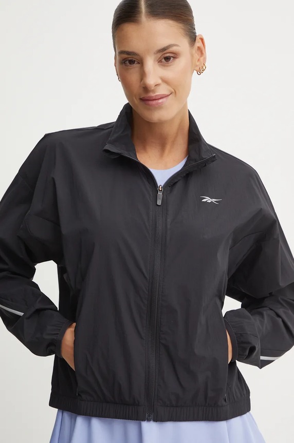 Reebok jachetă de alergare Speed cu captuseala negru 100205704