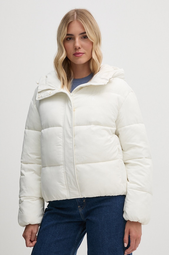 Μπουφάν Calvin Klein Jeans άλλο λευκό J20J224112