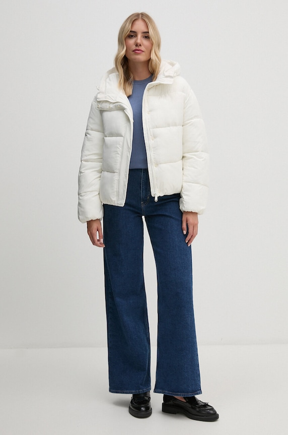 Μπουφάν Calvin Klein Jeans J20J224112 λευκό AW24
