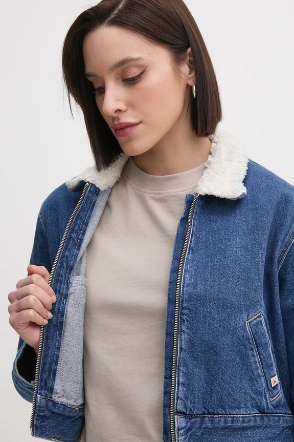 Rifľová bunda Calvin Klein Jeans J20J224906