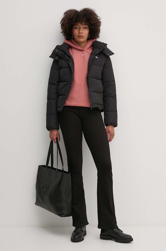 Calvin Klein Jeans geaca J20J224119 negru AW24