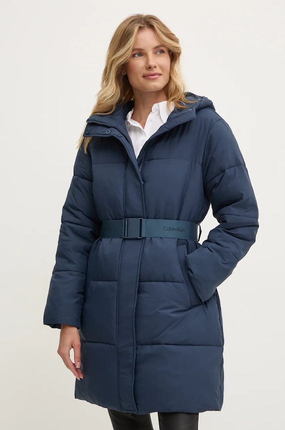 Jakna Calvin Klein Jeans Planet friendly mornarsko plava J20J224122