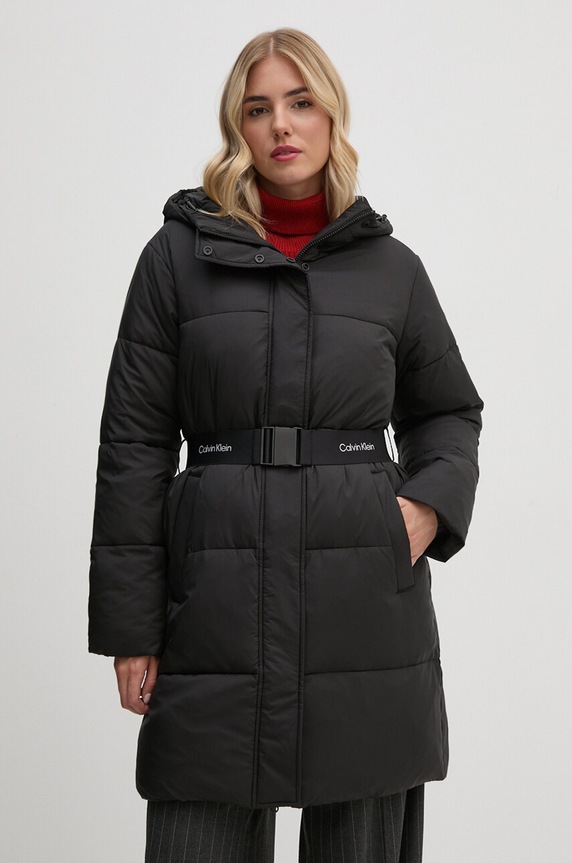 Bunda Calvin Klein Jeans s podšívkou černá J20J224122