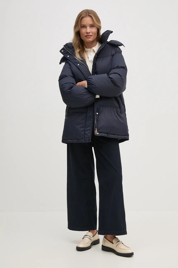 Péřová bunda Gant 4700347 námořnická modř AW24