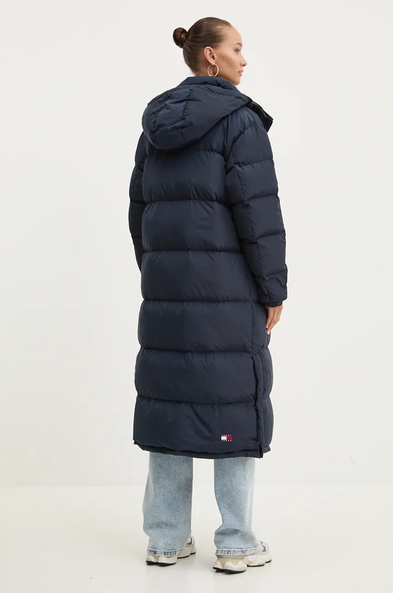 Oblečení Péřová bunda Tommy Jeans DW0DW18860 námořnická modř
