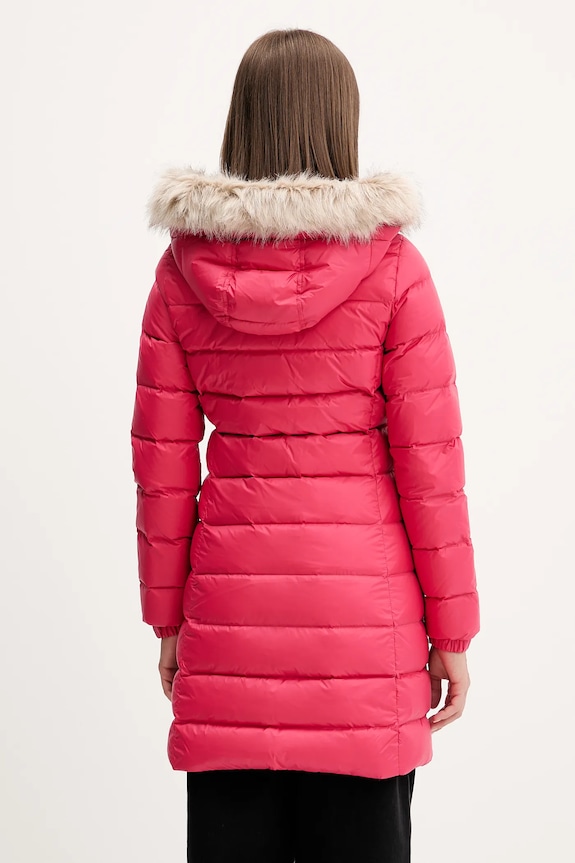 Îmbrăcăminte Tommy Jeans geacă de puf DW0DW18864 roz