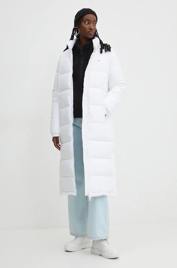 Μπουφάν Tommy Jeans DW0DW19918 λευκό AW24