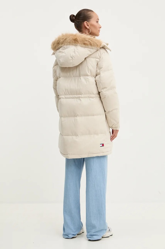 Odjeća Pernata jakna Tommy Jeans DW0DW18821 bež