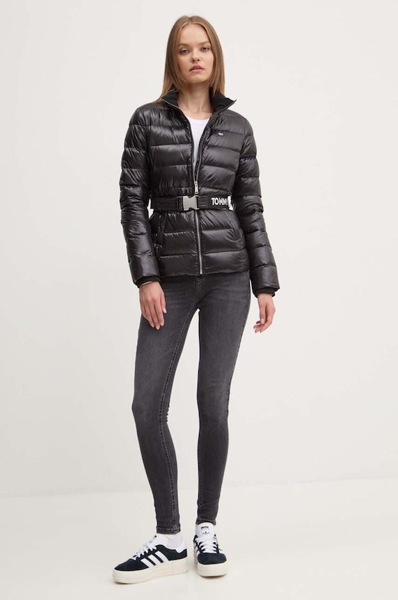 Tommy Jeans kurtka puchowa DW0DW18826 czarny NC24