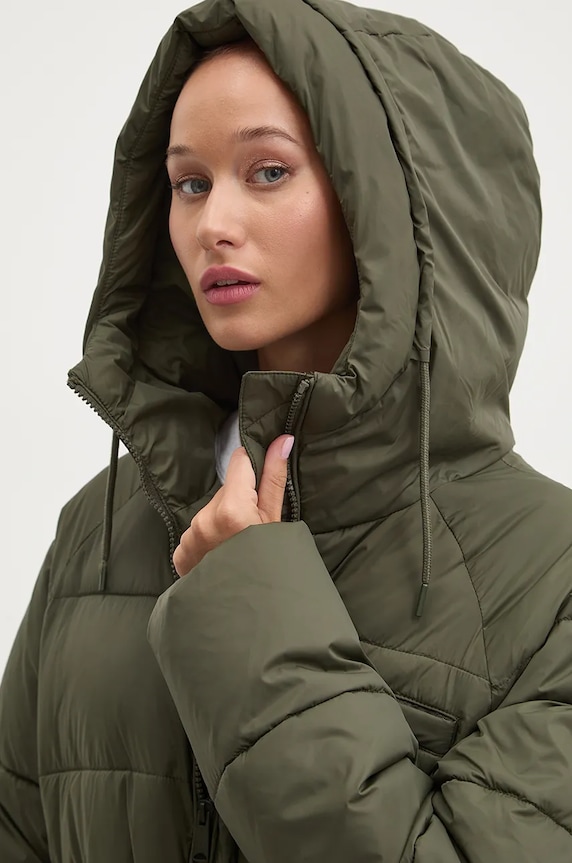 Tommy Jeans rövid kabát zöld DW0DW18842