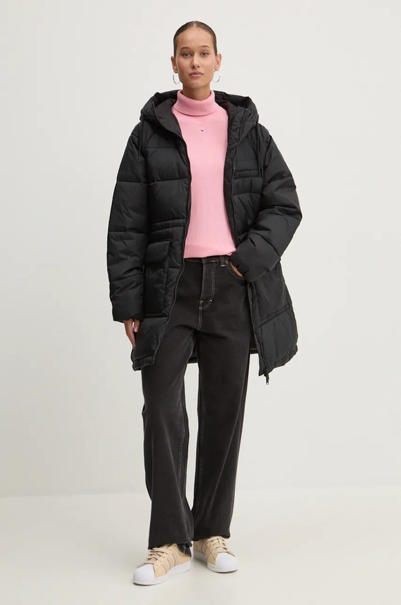 Μπουφάν Tommy Jeans DW0DW18842 μαύρο NC24