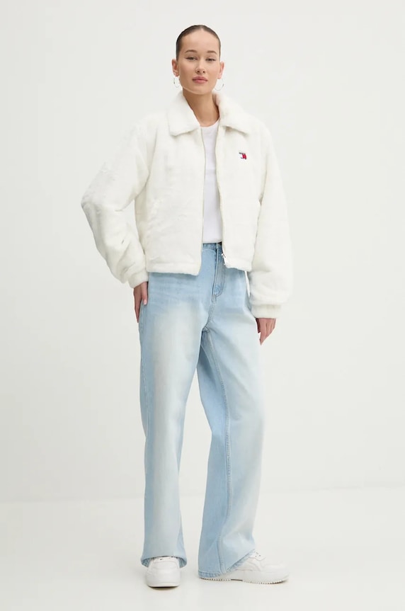 Bunda Tommy Jeans DW0DW19523 béžová AW24