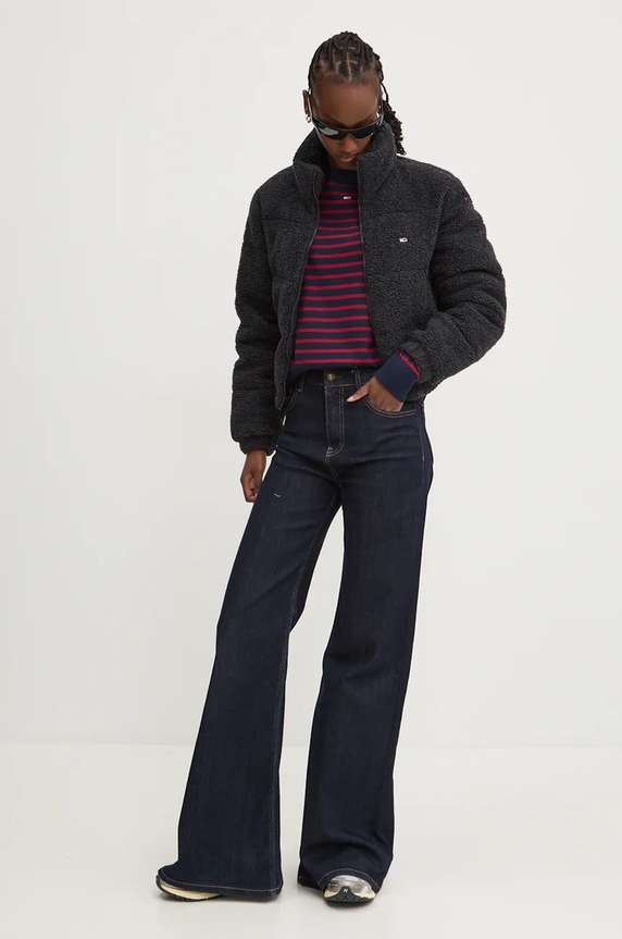Tommy Jeans kurtka DW0DW19689 czarny AW24